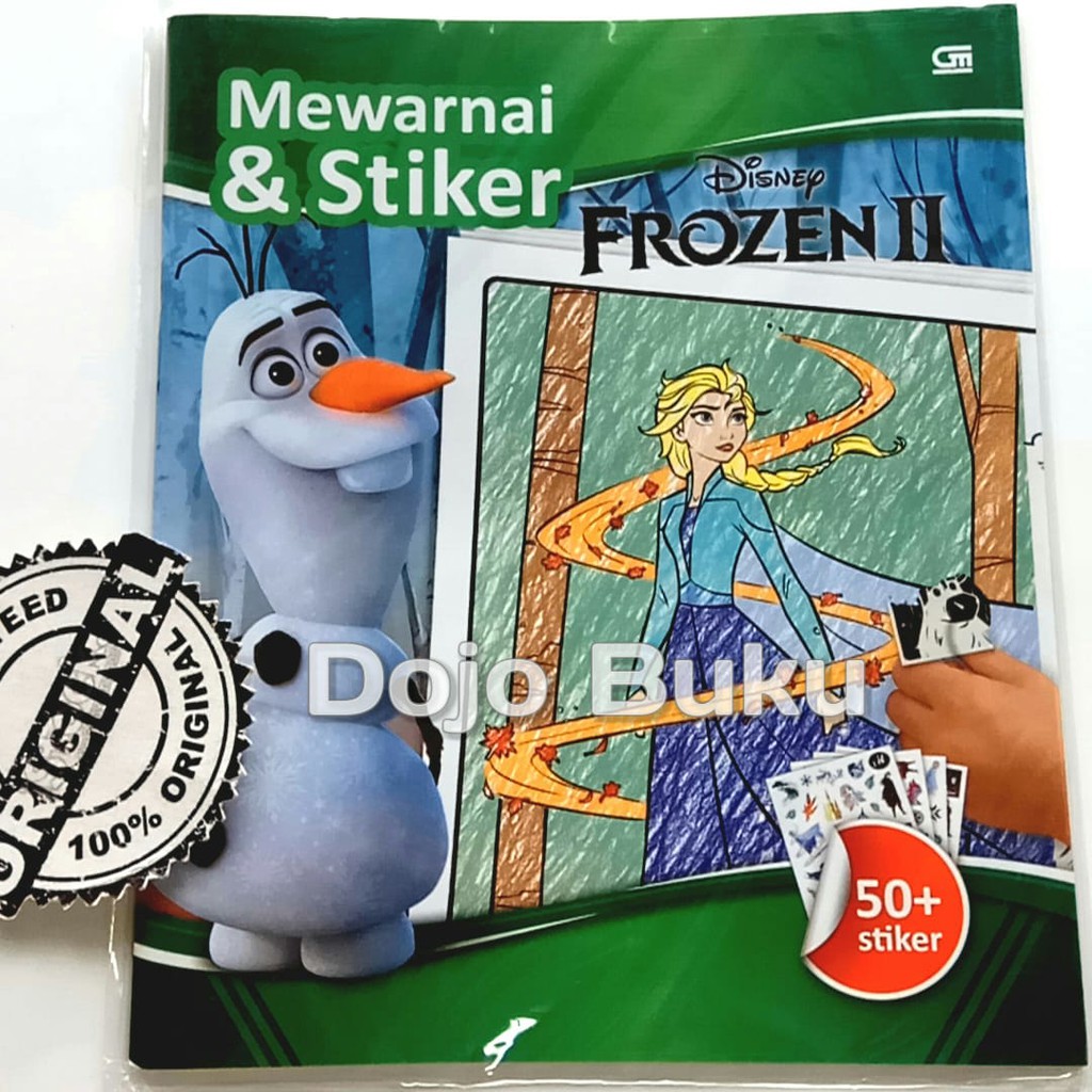 

Frozen II: Mewarnai & Stiker - Color & Sticker Pad