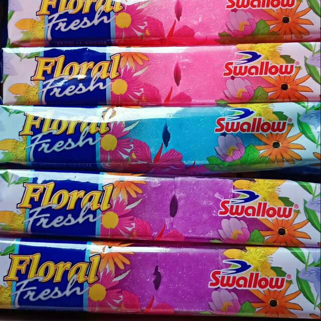 Swallow Fruit Fresh / Floral Fresh isi6 isi 6 pcs pc Kamper Kotak Toilet Ruangan Kamar Mandi 200gr