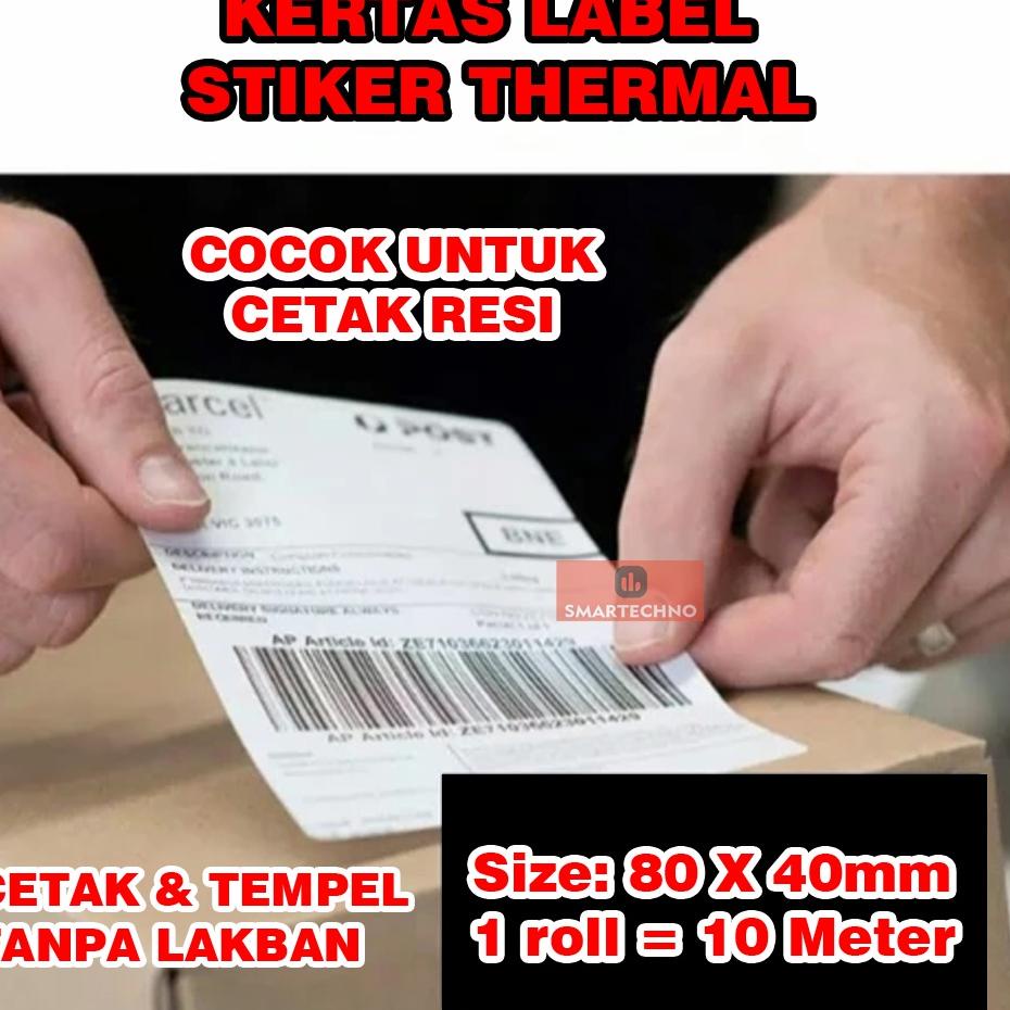 

〽️BIG SALE〽️ Kertas Label Stiker Thermal 80x50MM / Label resi / label barcode