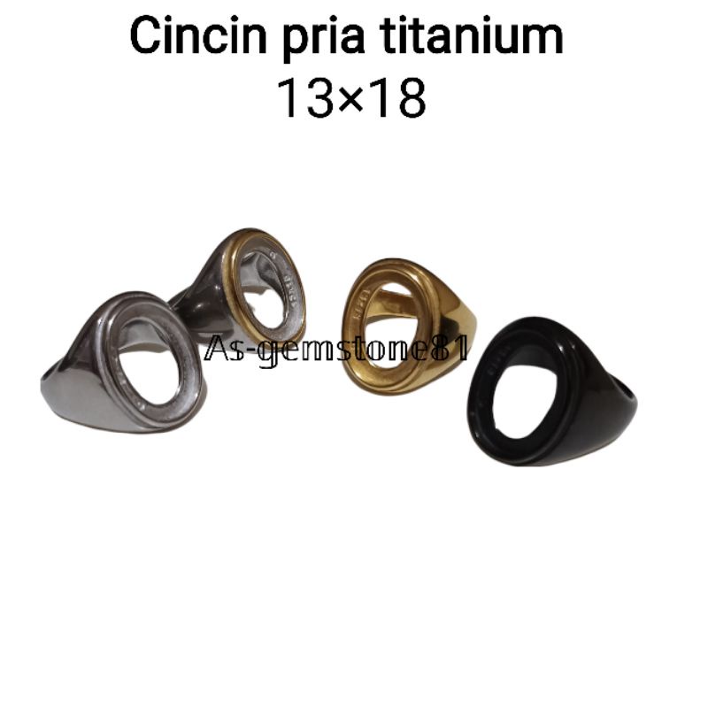 Grosir (SSC) Emban Ring Cincin [titanium] 1318 Premium Termurah