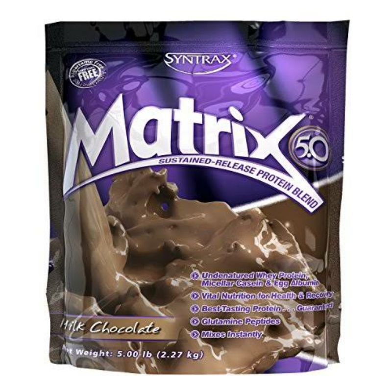 SYNTRAX MATRIX 5 LBS 5LBS WHEY PROTEIN ISOLATE CONCNTRATE MILK PROTEIN BLEND SUPLEMEN KESEHATAN DIET