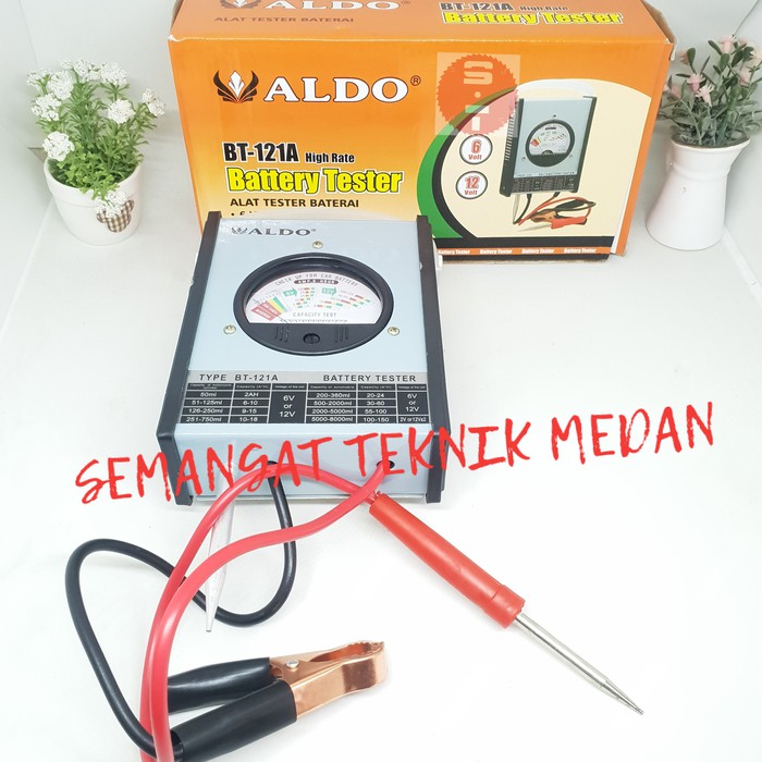 ALAT TESTER TEST BATTERY BATERE BATERAI AKI TESTER AKI ALDO BT-121A