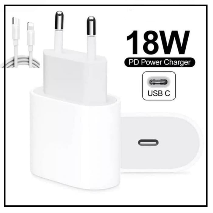 (ba) TC/Travel Charger I0S Adapter Usb C To Lightning 11 11 Pro 12 - 18W