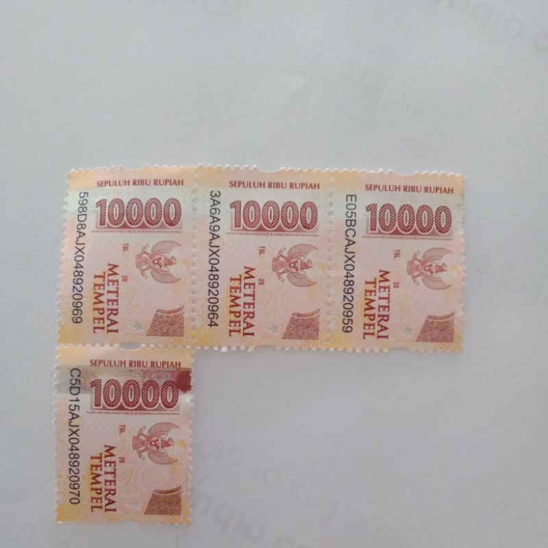 

Materai 10000