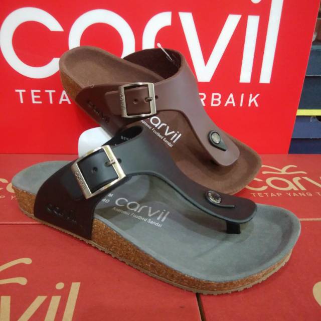 Sandal Carvil Benzo 01size 39-43, sandal kasual Carvil, sandal harian Carvil