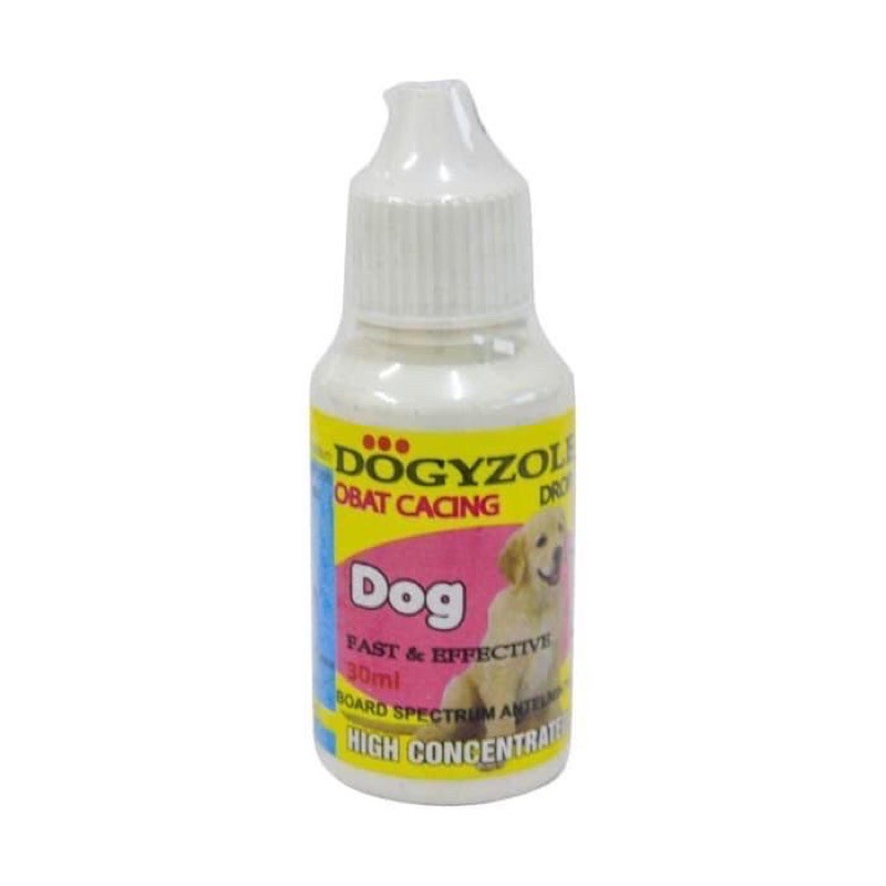 Dogyzole obat cacing anjing dog cacingan adult &amp; puppy anak anakan hewan pet