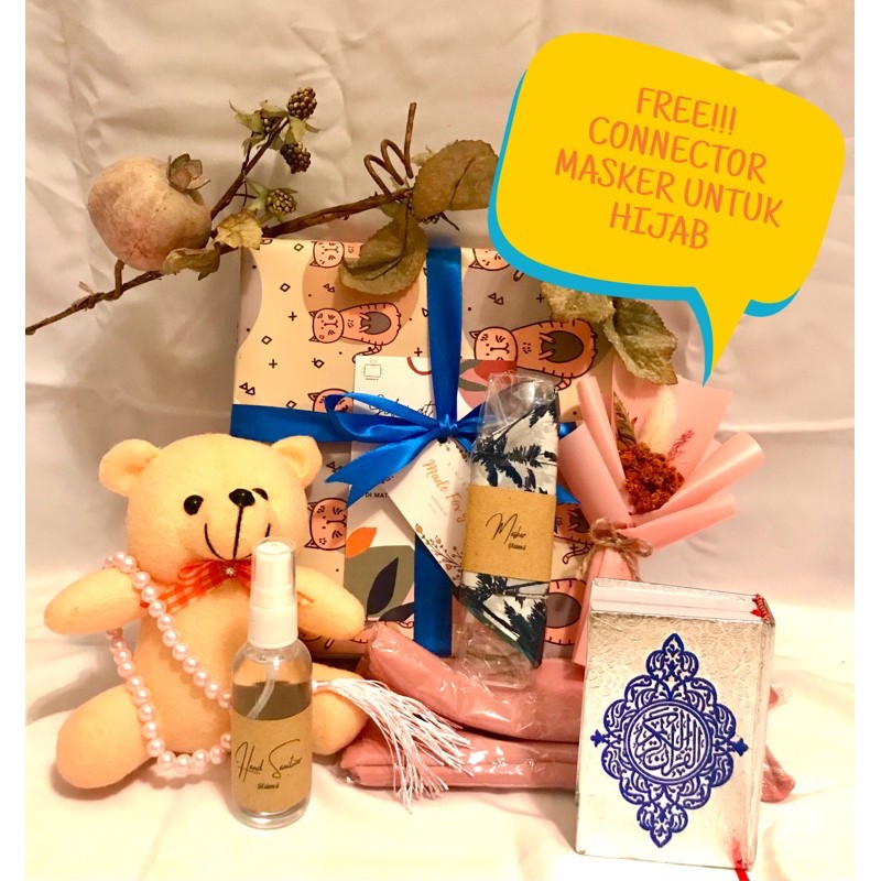 

HAMPERS LEBARAN HADIAH ULANG TAHUN VALENTINE PAKET MUSLIMAH ALAT SHOLAT WANITA KADO WISUDA HAMPERS HIJAB