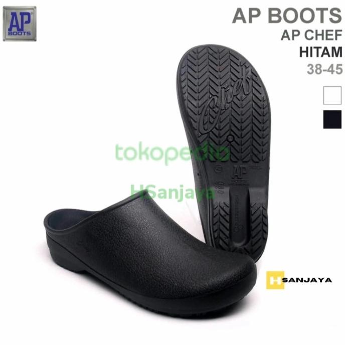 Sepatu Chef Sepatu Dapur / Sepatu Ap Chef Murah Meriah Hitam