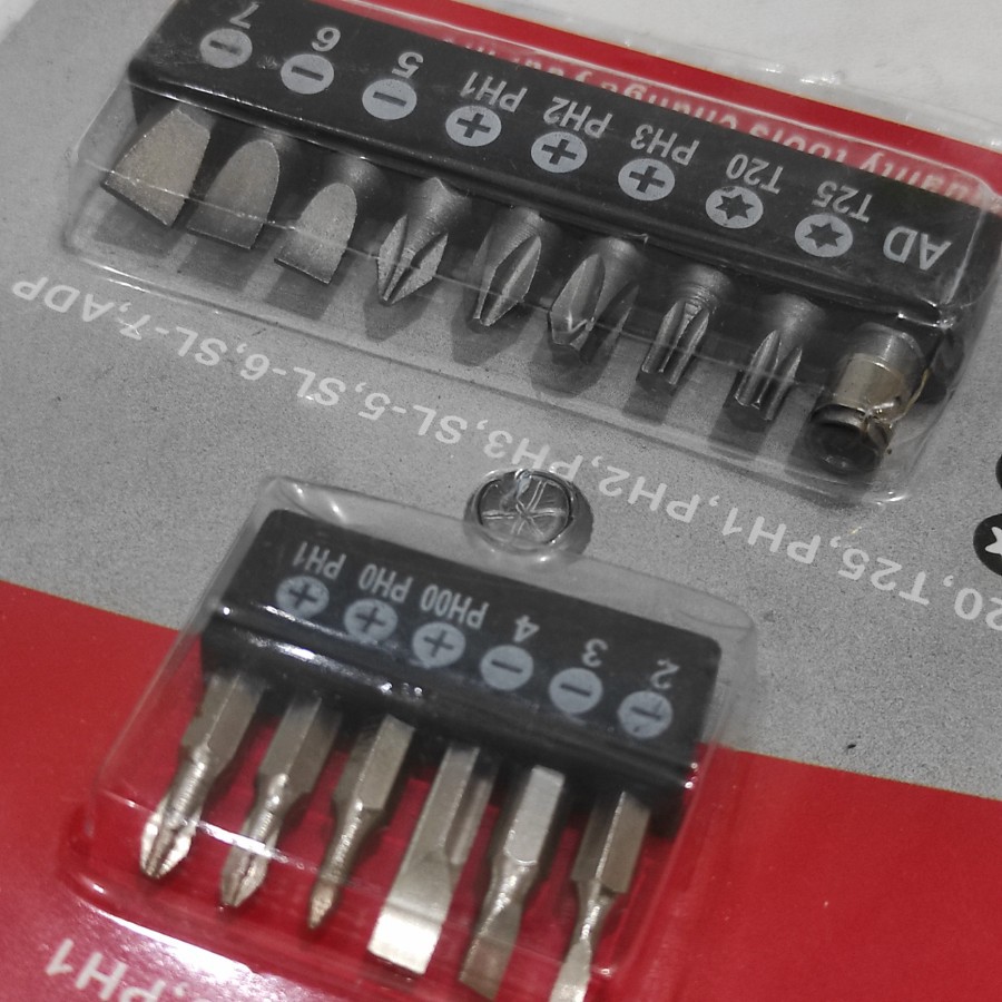 obeng torx kecil besar gagang bentuk T ratchet racet set 16in1 16 in 1