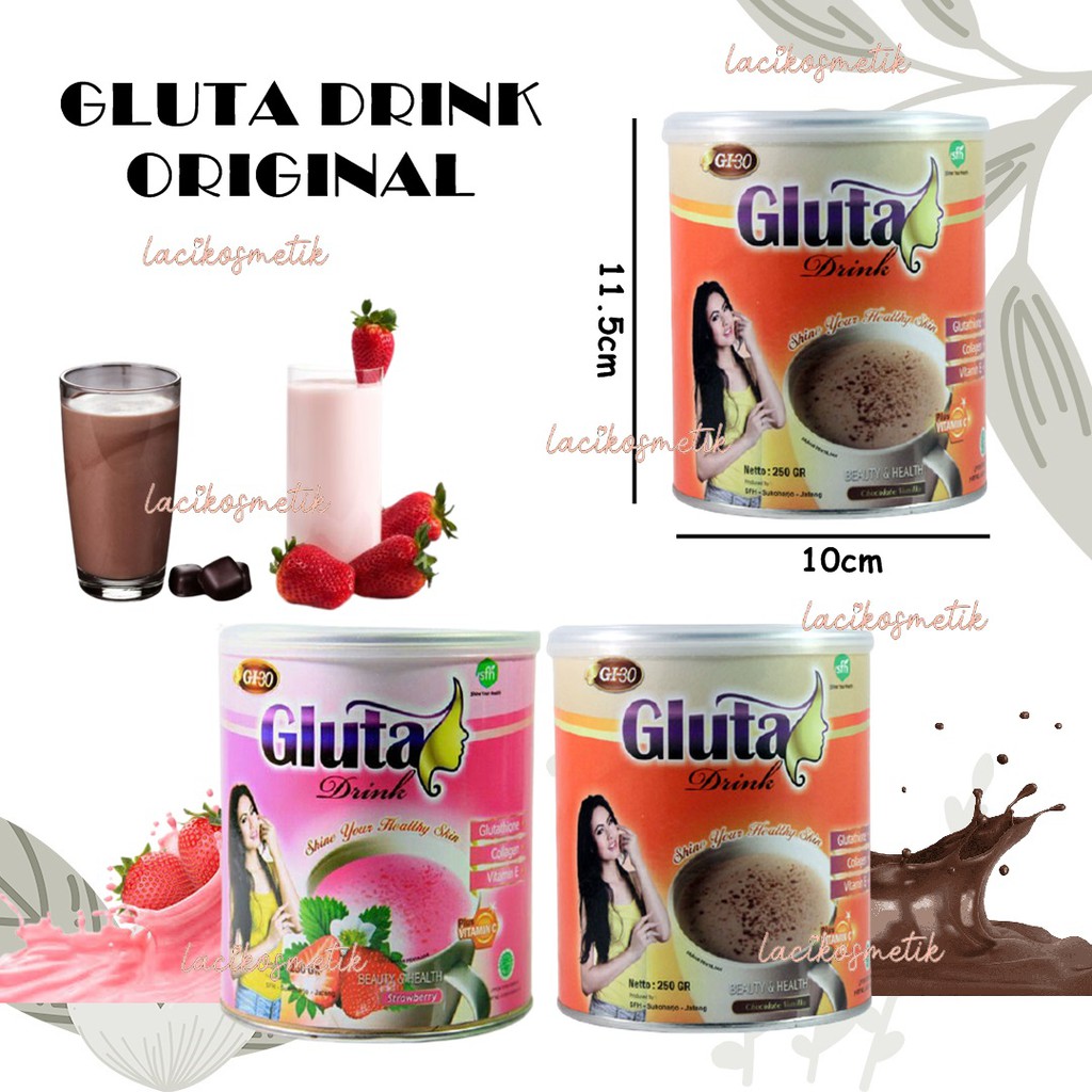 ✨LACIKOSME✨ GLUTA DRINK ORIGINAL - MINUMAN PEMUTIH KULIT