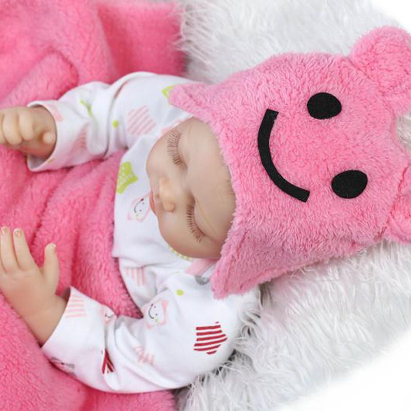 Mary 1set Anak Perempuan Untuk Boneka 55cm Pink Pakaian Anak Perempuan Mainan Kostum Bayi Newborn Mainan Topi Ni