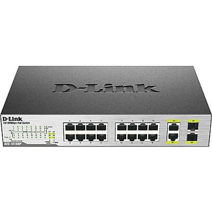 D-LINK DES-1018MP 18-Port 10/100 Unmanaged Desktop or PoE Switch