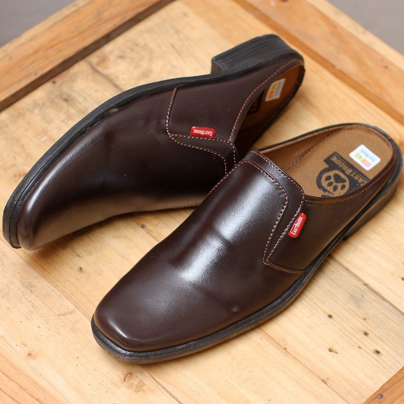 SLOP FAMOUS - EASTBROOK | Sepatu Slop Slip On Bustong Pria Casual Formal Kerja Original Murah