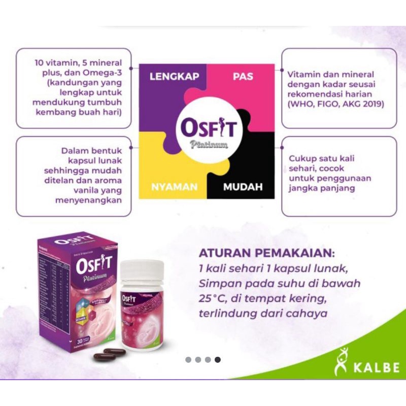 vitamin Osfit Platinum Suplemen Kesehatan Untuk Ibu Hamil