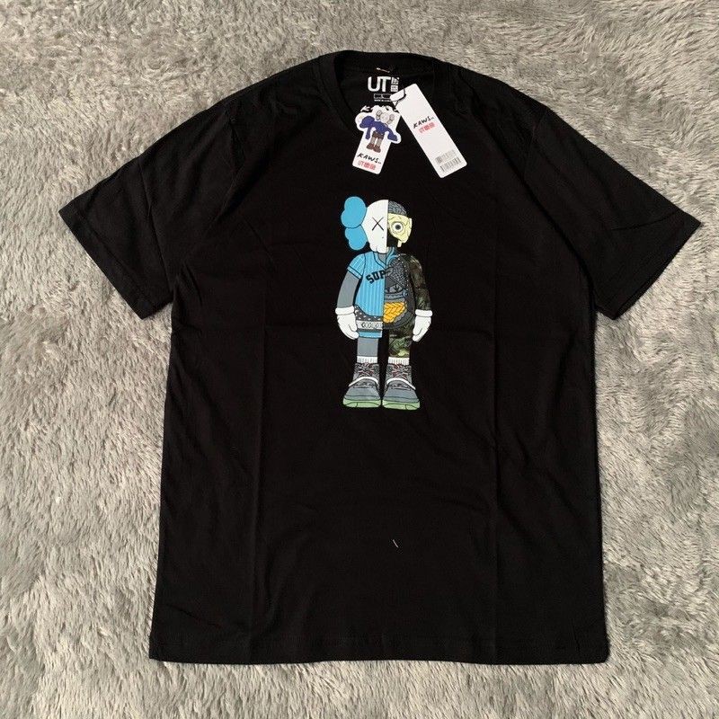 Kaos Tshirt Uniqlo X Kaws Anatomy Baseball Hight Quality