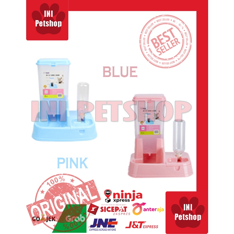 HC-0008 - Tempat Makan Anjing Kucing Automatic Pet Food Dispenser