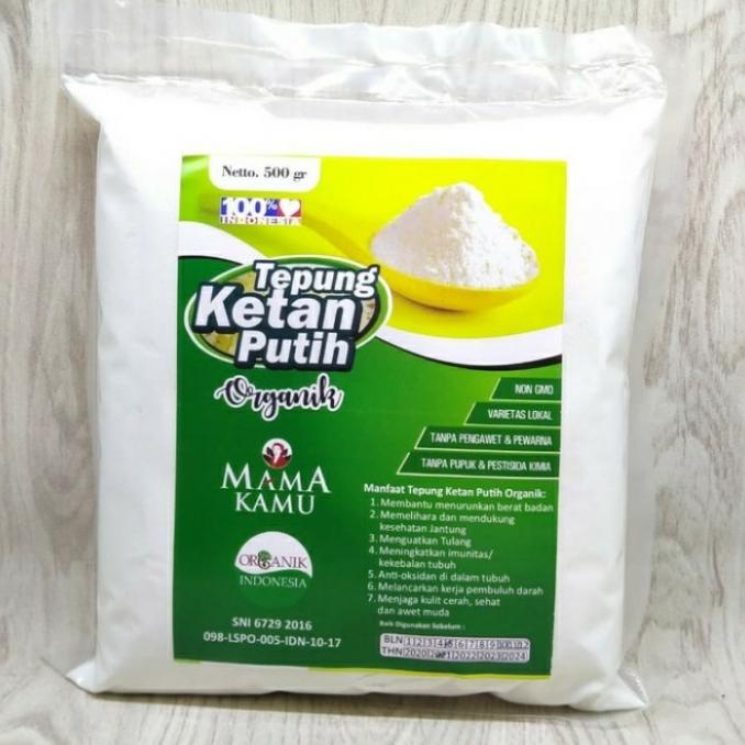 

Promo Awal tahun Tepung Ketan Putih Organik MAMA KAMU 500 gr Promo Awal tahun