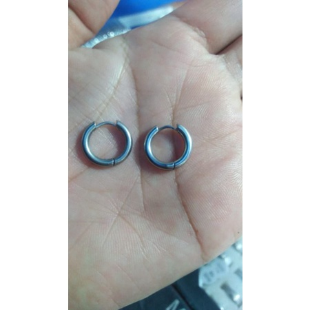 Anting2 Besi Putih Asli Ternate Ukuran Kecil