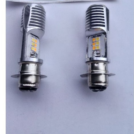 lampu led h6 kuning putih super terang