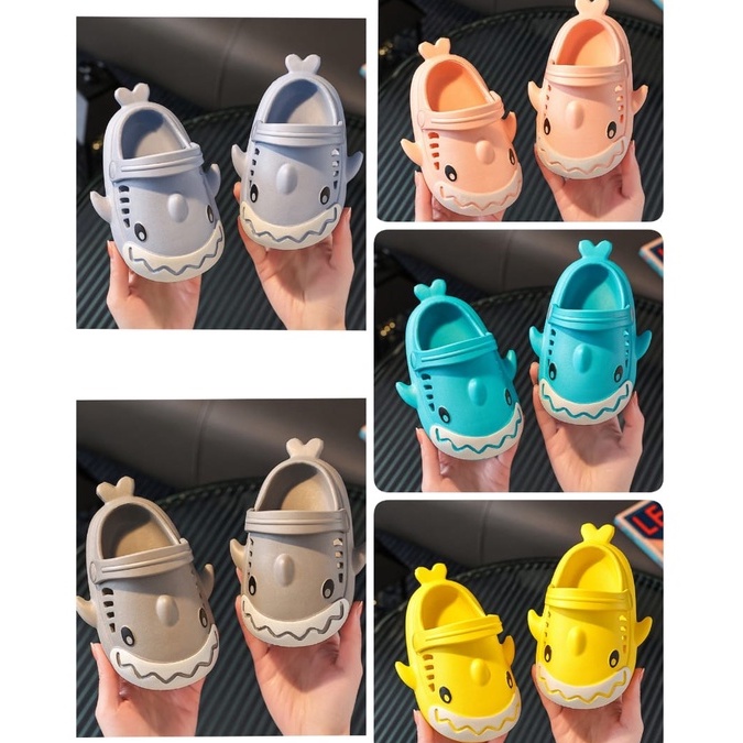 Sandal Anak CR4/ Sandal Anak Hiu Shark/ Sandal Anak bahan EVA