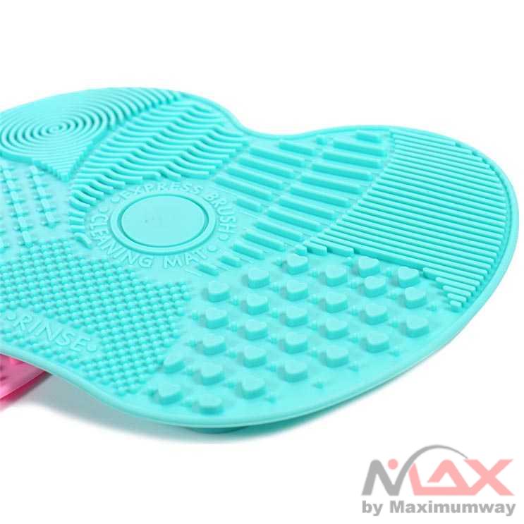 Pad Pembersih Kuas MakeUp kucek kuas Make Up Cuci kuas rias Silicone Makeup Brush Cleaner Pad Foundation Makeup Brush Scrubber Board Pad Make Up Washing Brush Gel Cleaning Mat Hand Tool Scrubbing Pad Cosmetic Brush Cleaning Pad Silicone With Suction Cup