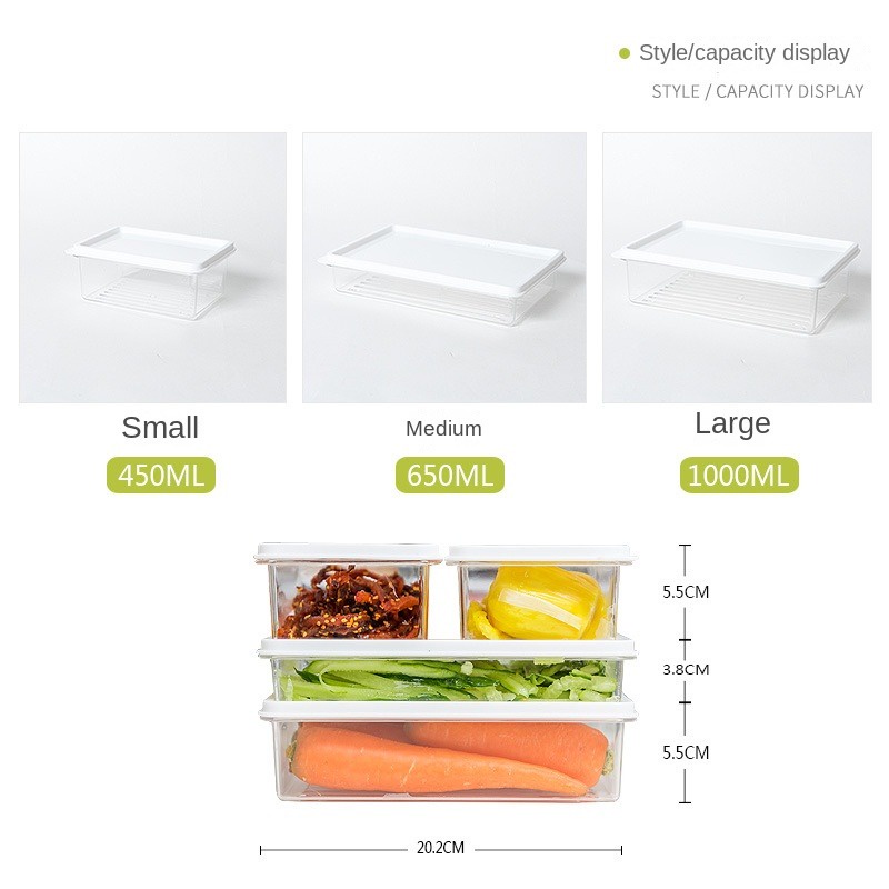 GOOJODOQ Food Container Kulkas Set Storage Kontainer Box Plastik Makanan Susu Bubuk Bayi