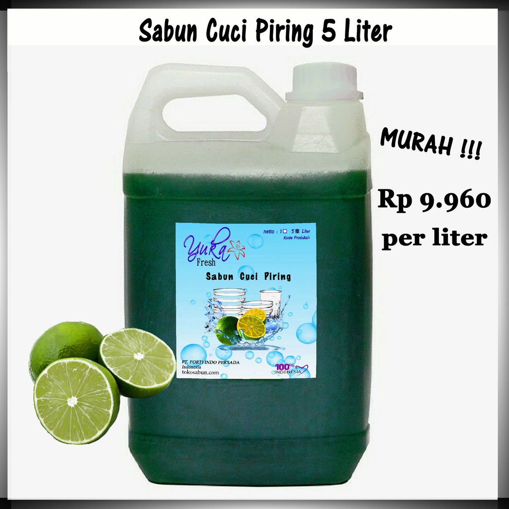 YUKA Sabun Cuci Piring 5 Liter