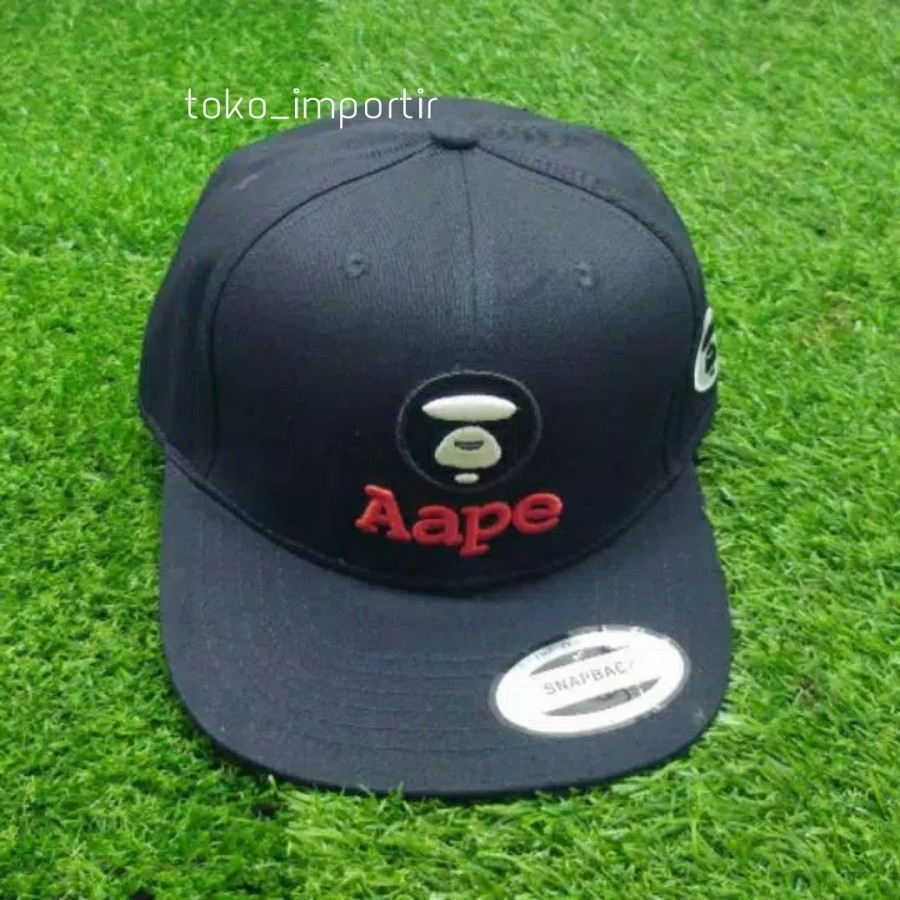 Topi snapback aape import pria topi bape by a bathing ape