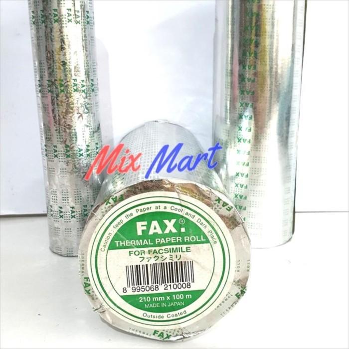 

Kertas Fax | Kertas Fax 210 Mm X 100 Meter Merek Fax Original Thermal Paper Roll Kualitas Terbaik