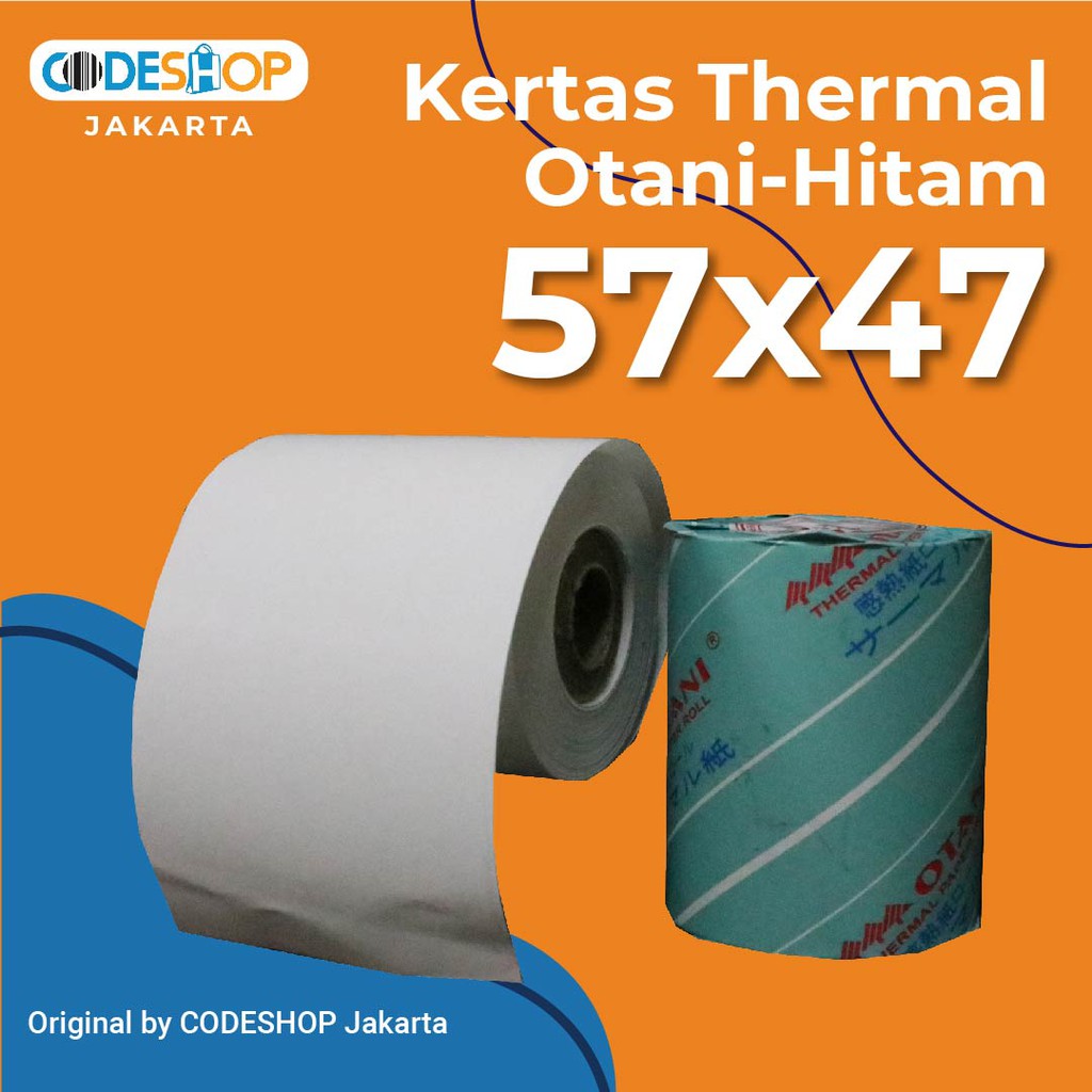 

Kertas Thermal Otani 57x47 - Otani Hitam
