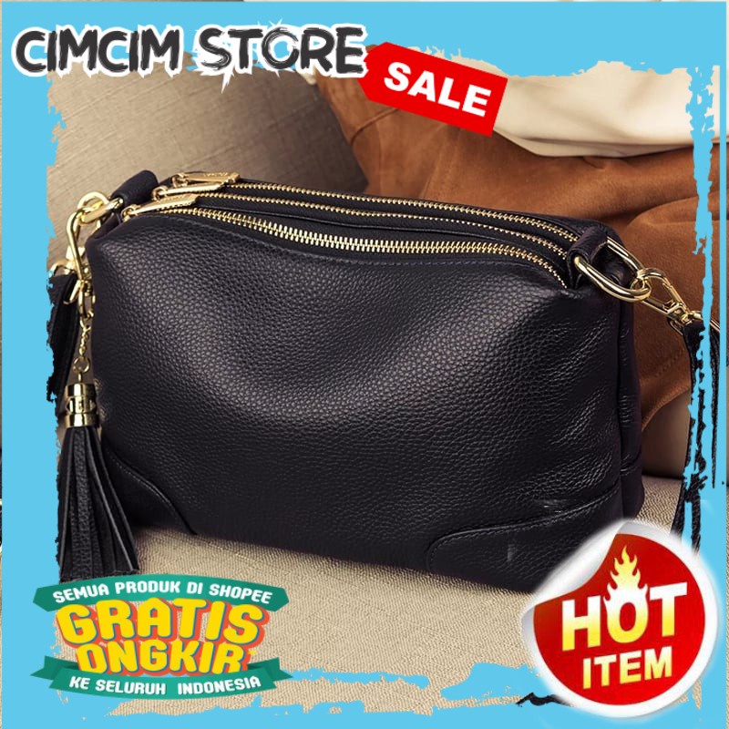 TAS SELEMPANG WANITA IMPORT TERMURAH / Tas Selempang Wanita tory Burch/Bag Murah Import/Tas Jalan-Ja