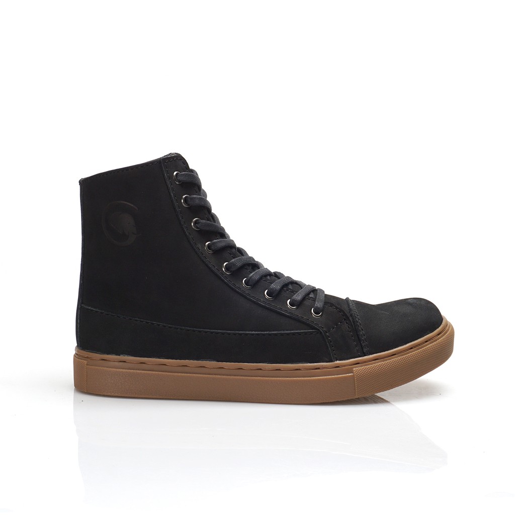 VALDEMAR BLACK (KULIT ASLI) |ManNeedMe x Greata| Sepatu Boots Pria ORI