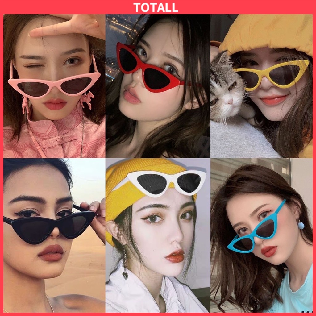 [✅READY STOCK] ✨Kacamata Wanita Terbaru 2021 Kekinian Viral Korean Anti Radiasi Cat Eye Sunglasses Wanita Impot Penjualan Panas Mode