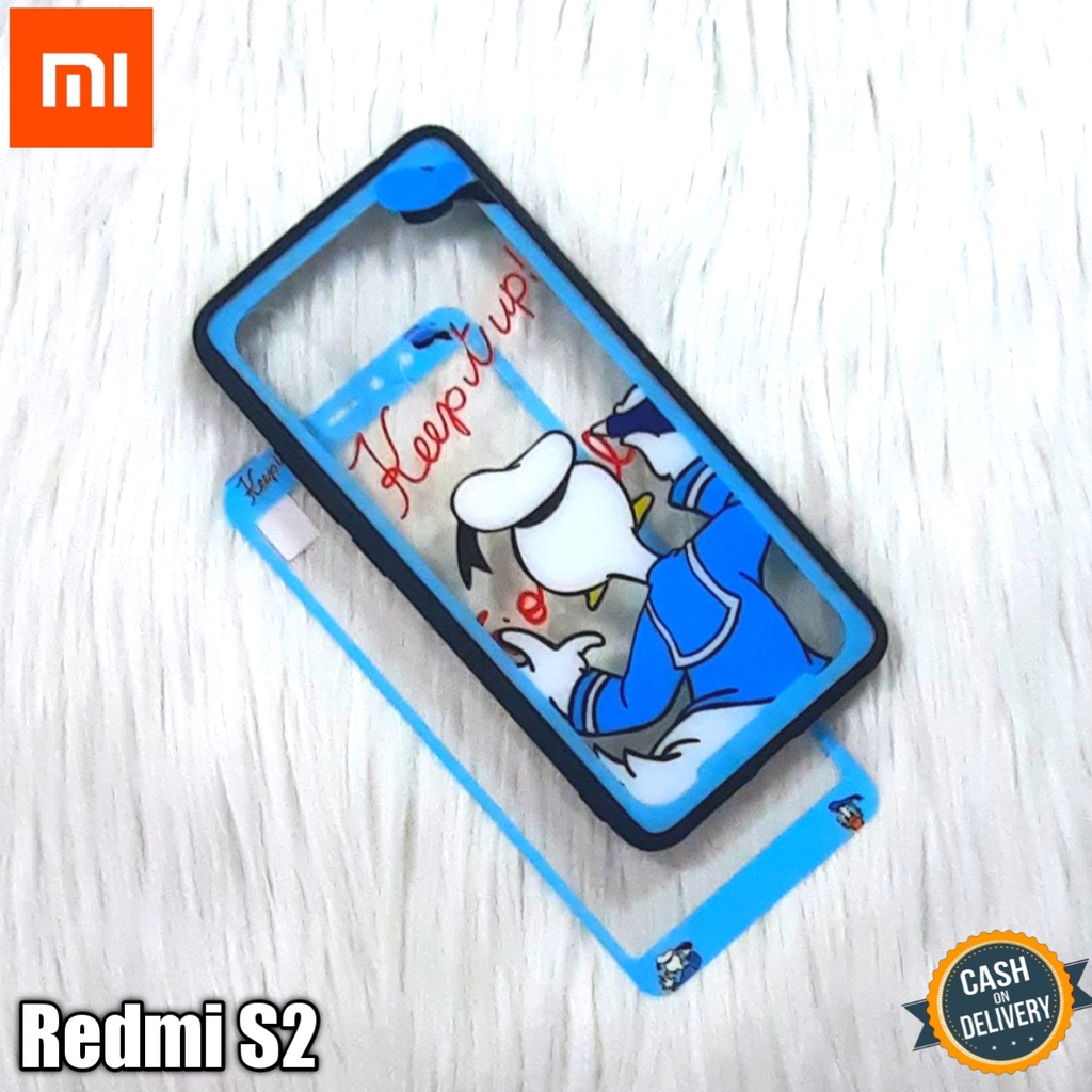 CASE 360 TRANSPARAN MOTIF  FOR XIAOMI REDMI S2