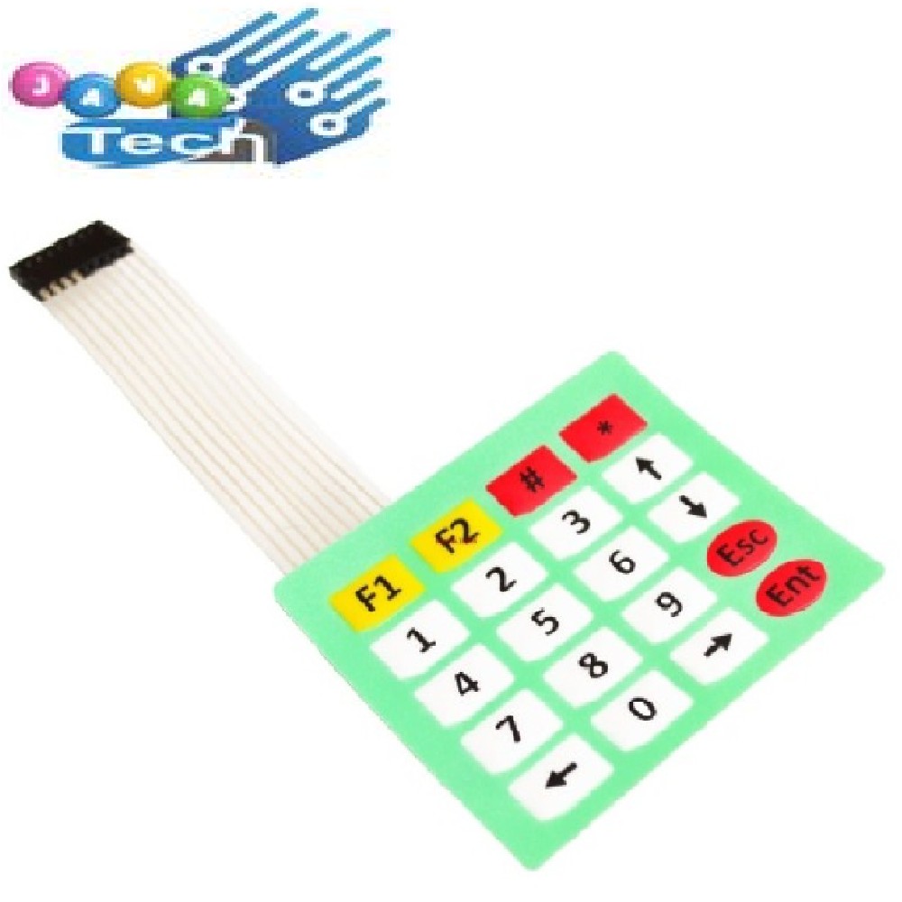 Modul Membrane Switch Keypad 20 Key 4 x 5 Matrix Array 4x5 9 Pin