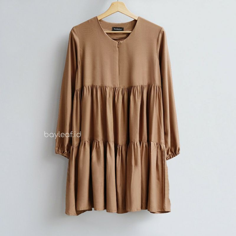 Bayleaf.id Marissa Tunik Baju Atasan Chocolate