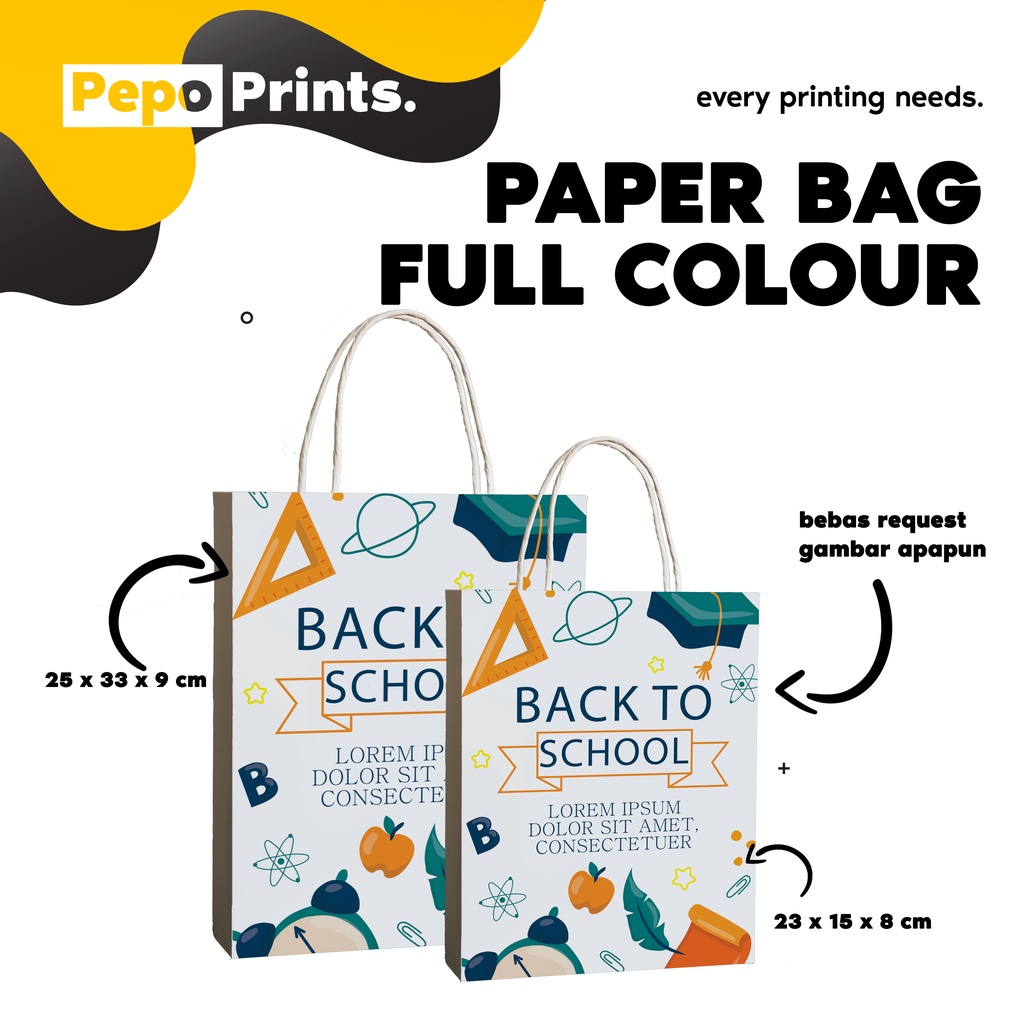 

Pepo - Paper Bag Full print