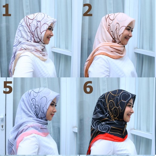 [ COD ] PROMO ! HIJAB VOAL MOTIF INDIAN SERIES/ Hijab Segiempat Kerudung Voal Print Motif LIMITED