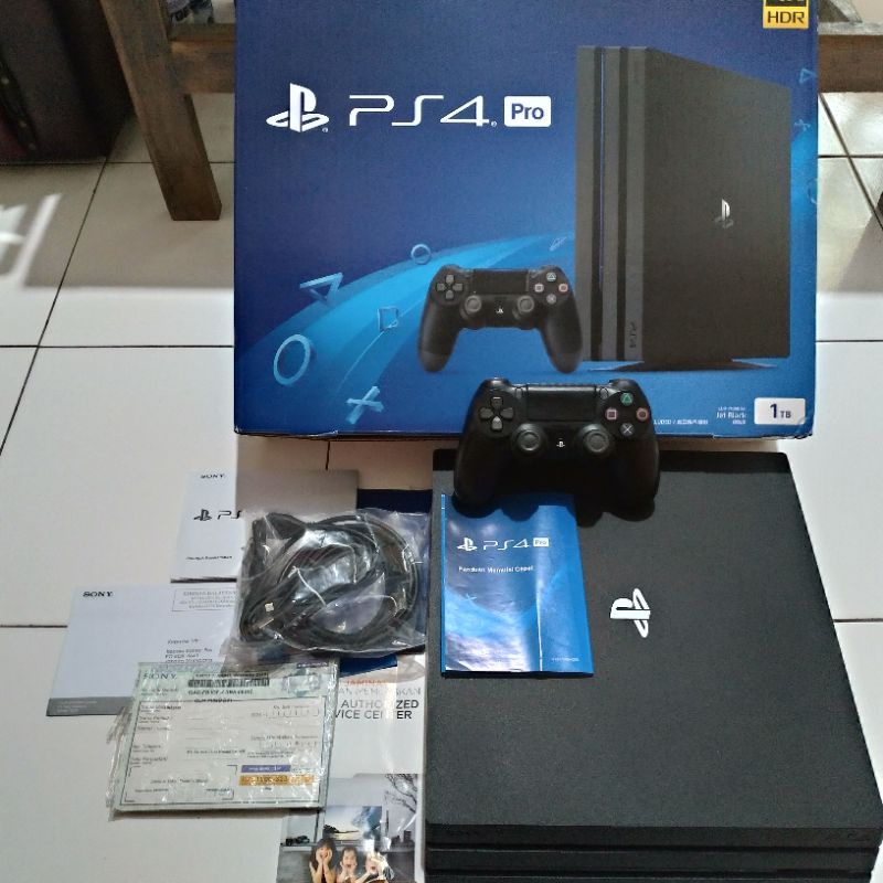 PS4 PRO 1TH CUH 7106B FULLSET