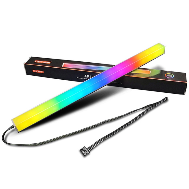 Btsg Lampu Strip LED RGB Untuk Sasis PC 4Pin RGB 5V 3Pin Komputer Untuk Case DIY Warna