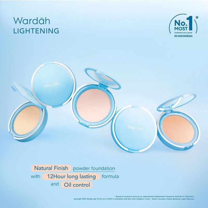 WARDAH LIGHTENING POWDER FOUNDATION extra cover