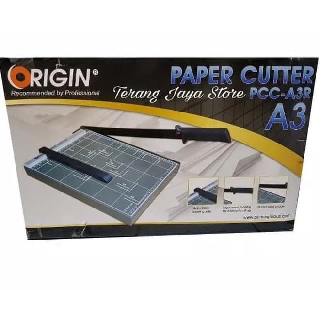 

Paper Cutter Origin A3 Alat Pemotong Kertas Origin PCC-A3R (A3)