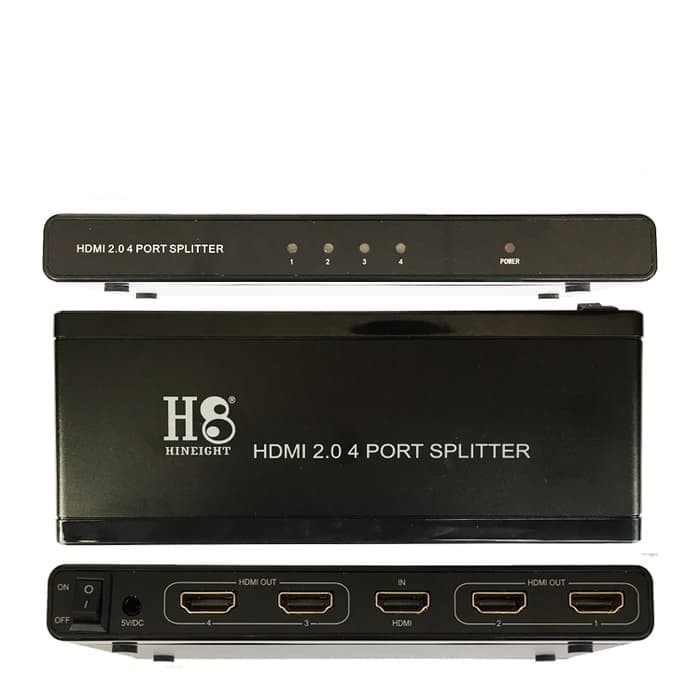 Accessories HDMI 2.0 Splitter 4 Port UHD 4K 2160P 60 Hz (HINEIGHT(H8))