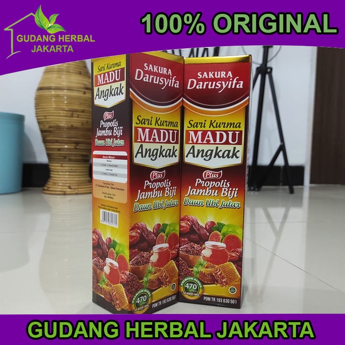 

Sari Kurma Madu Angkak plus Jambu Biji plus Ubi Jalar Darusyifa
