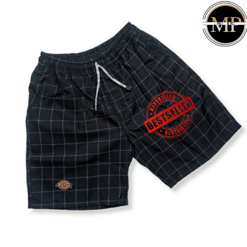 Celana Pendek Pria Tartan Motif Kotak-Kotak Surfing shortpant size M,L,XL