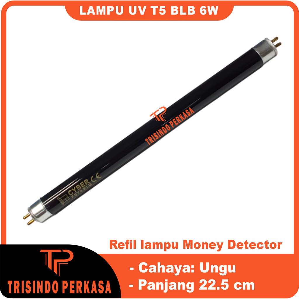 Lampu UV TL T5 BLB Refill 6 Watt / 6W Tes Uang