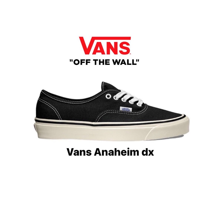 Vans Authentic 44Dx Anaheim Black white Original