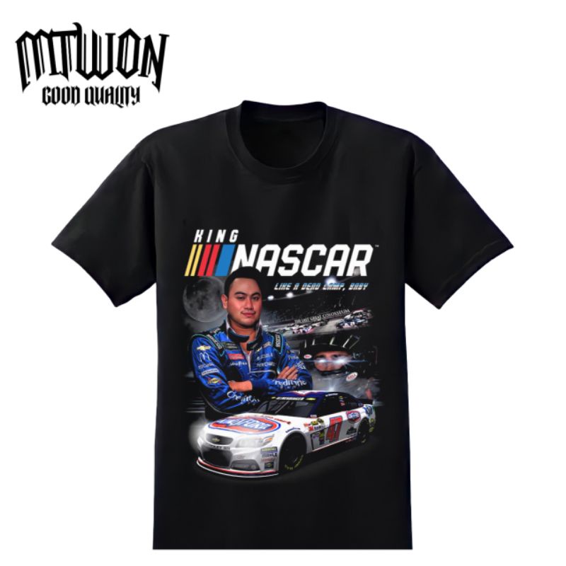 KAOS NASSAR NASCAR RUMBLE | T-SHIRT BOOTLEG BLACK