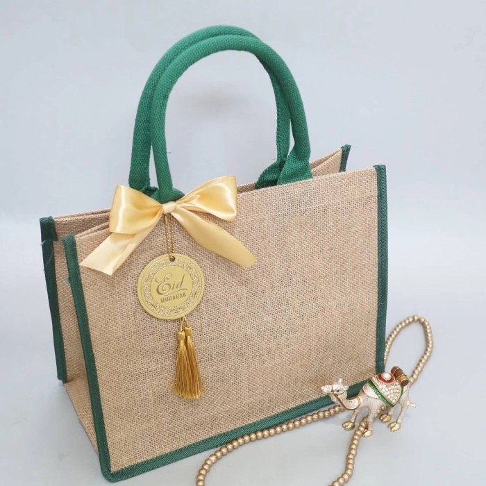 

✨ BISA COD ✨ Jute Bag Idul Fitri / Packaging Kue Kering / Tas Goni Ramadan 2022