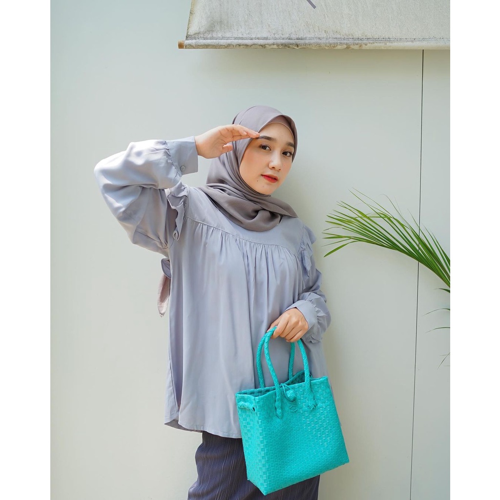 BLOUSE KOREA - CHESSY BLOUSE - ATASAN WANITA - KOREAN STYLE